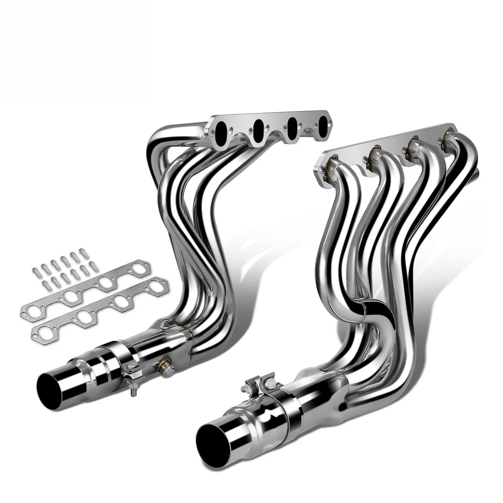 Stainless Steel Exhaust Header Pair for Ford F150 F250 Bronco (1987–1996)