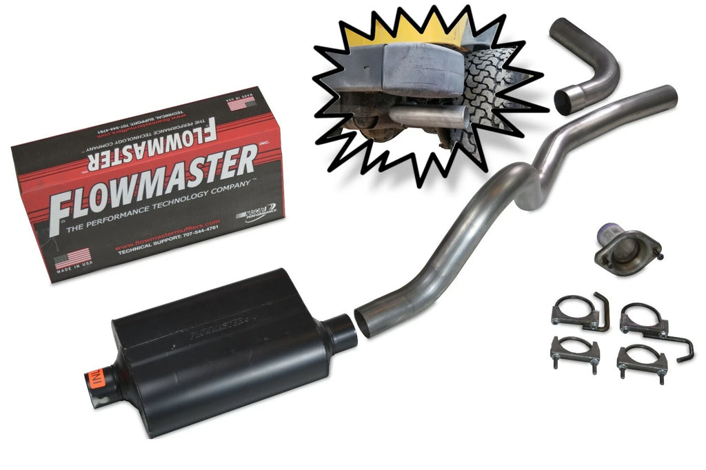 Flowmaster Super 40 Exhaust Kit for Jeep Wrangler (1997–2000)