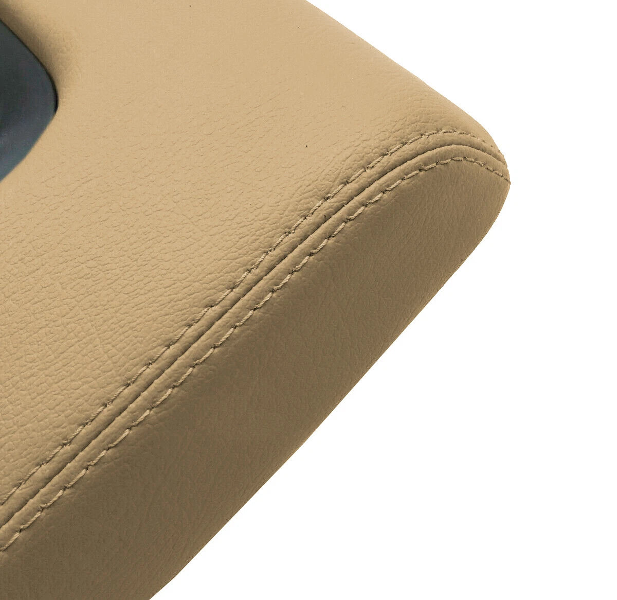 Center Bench Lid Armrest PVC Leather for GMC Sierra (2014–2019) Beige