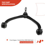 Set of 4 Front Control Arm Ball Joints for Dodge Dakota, Mitsubishi Raider