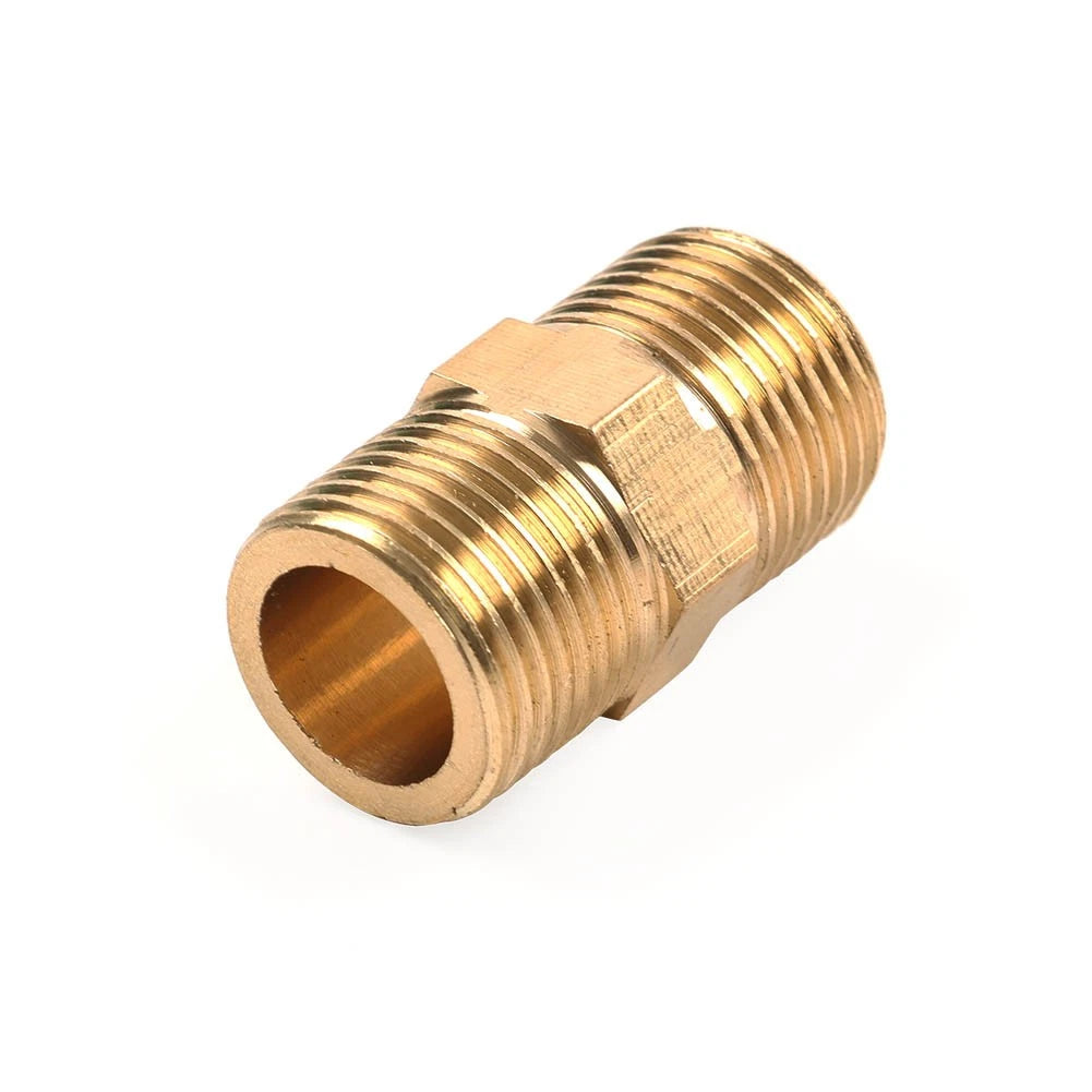 Brass G3/8 Male to G3/8 Male Adapter Pipe Fitting Connector
