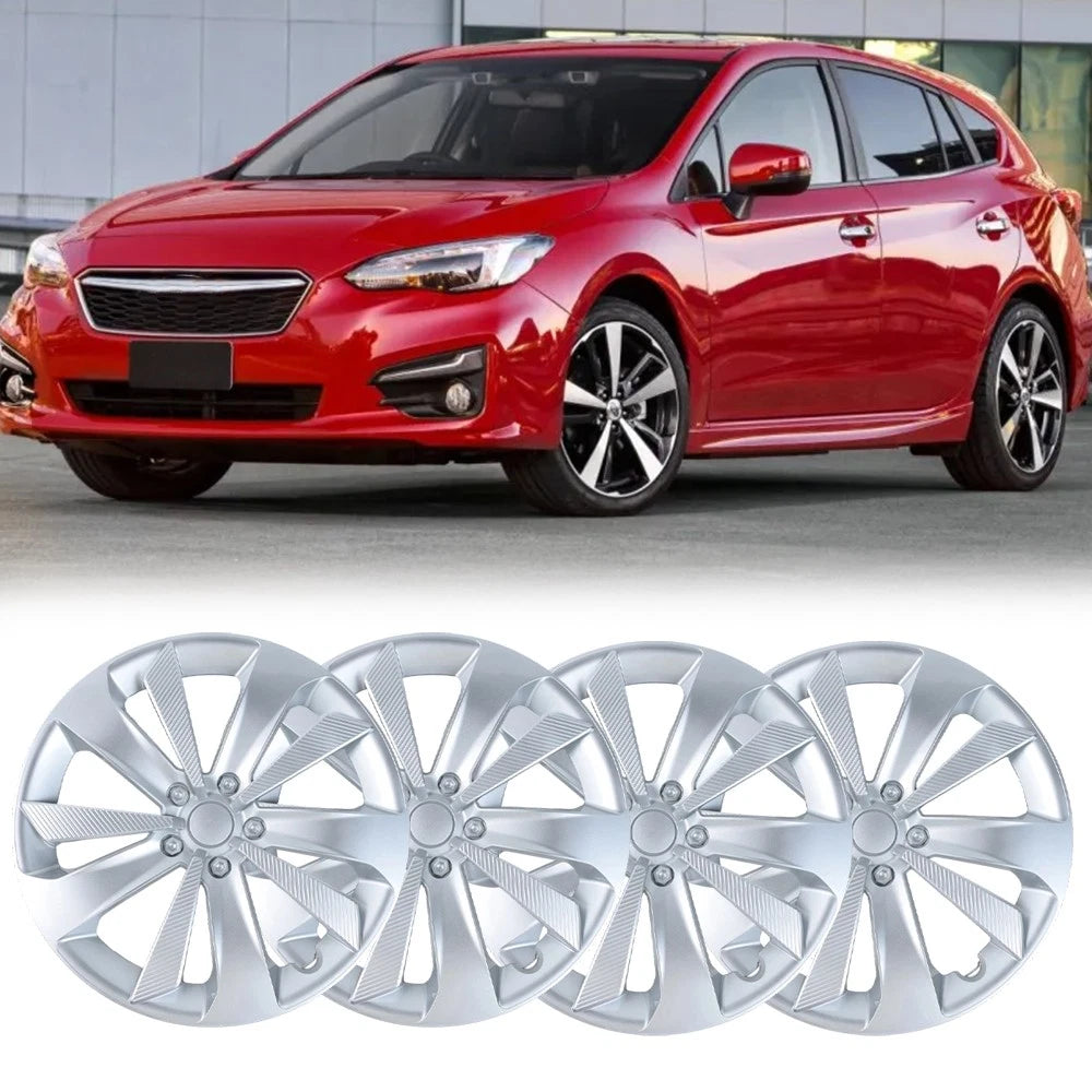 Set of 4 16" Silver Hubcaps Wheel Cover for Subaru Impreza (2017–2023) 28811FL010