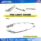 Front Bumper Fog Light Lamp Strip Trim Chrome for Ford Fusion (2019–2020)