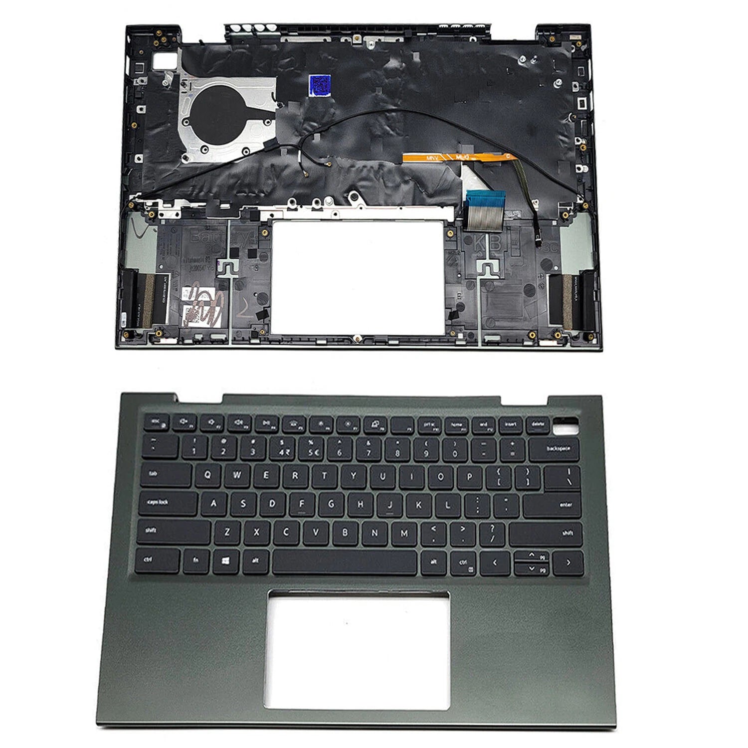 Palmrest Backlit Keyboard for Dell Inspiron 14 7415 5410 (2021–2021) 0VJ2PX
