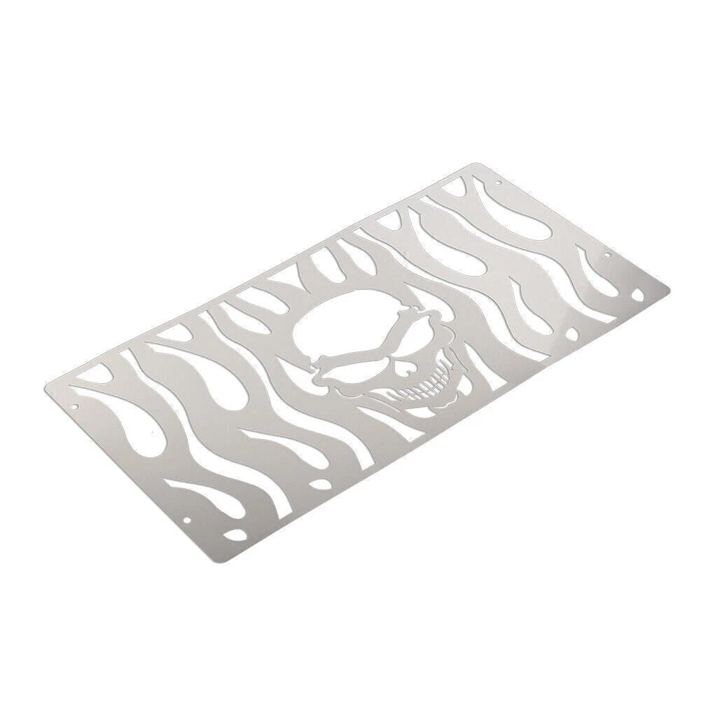 Motor Skull Stainless Radiator Grill Guard Cover for Honda GL1500 (All Years)