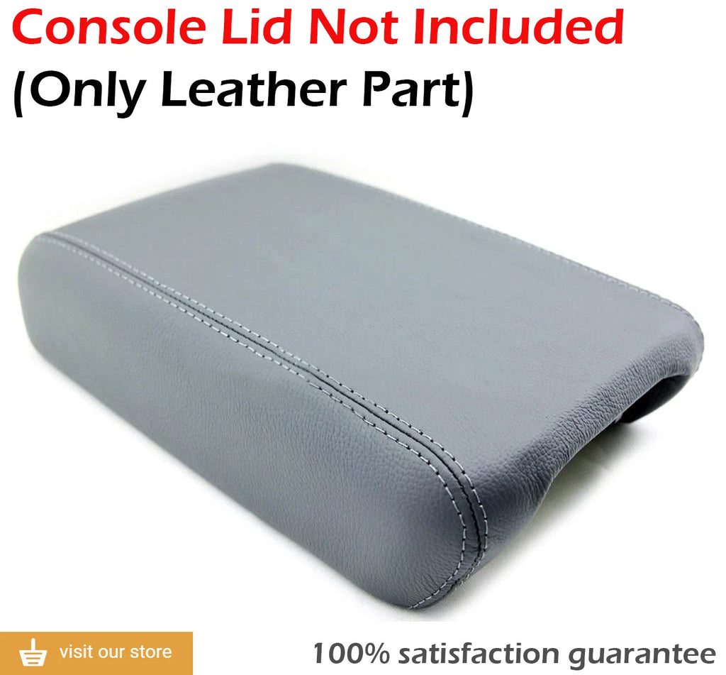 Armrest Cover for GMC Acadia Enclave (2007–2016) Gray Leather Synthetic