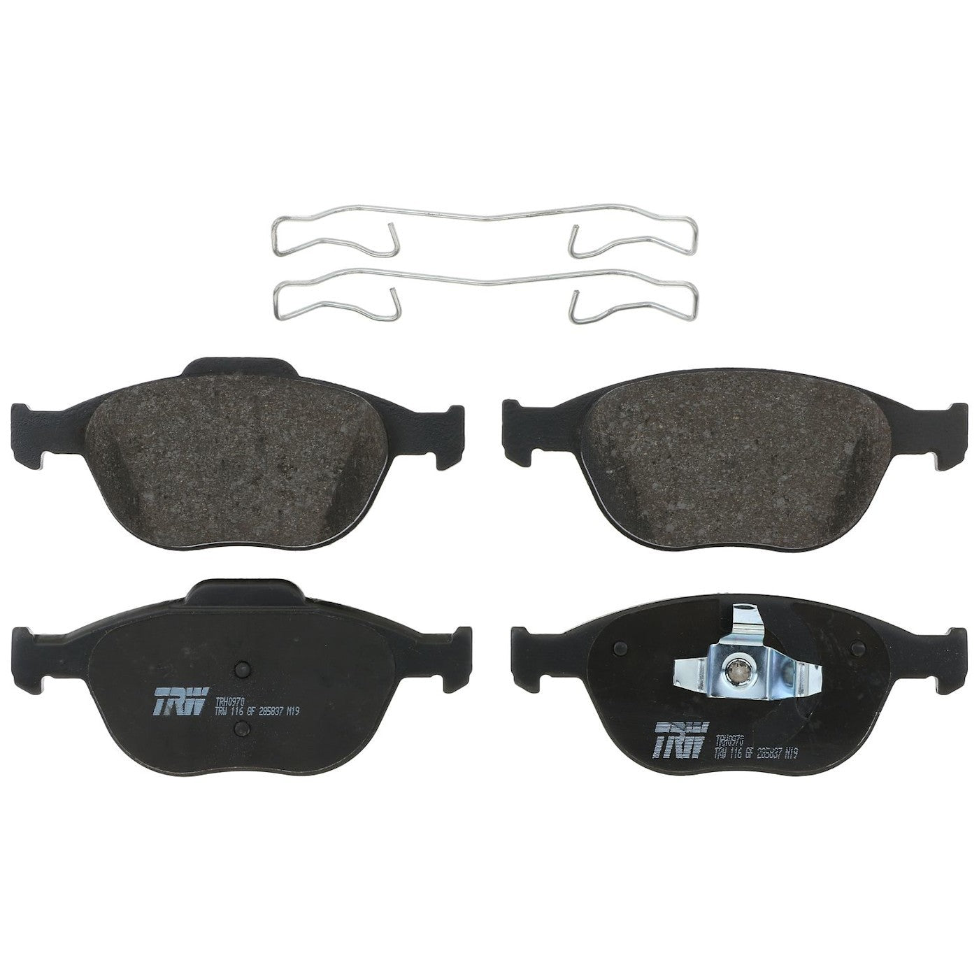 Set of 2 Brake Pad Sets for Ford Transit Connect, Focus