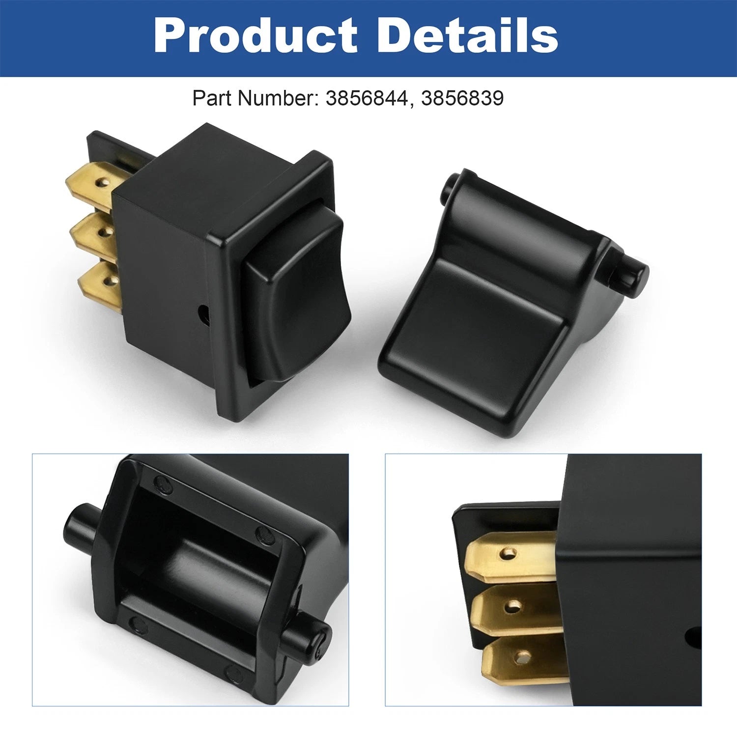 Tilt & Trim Control Switch for Volvo Penta Stern Drive (3856844, 3856839)