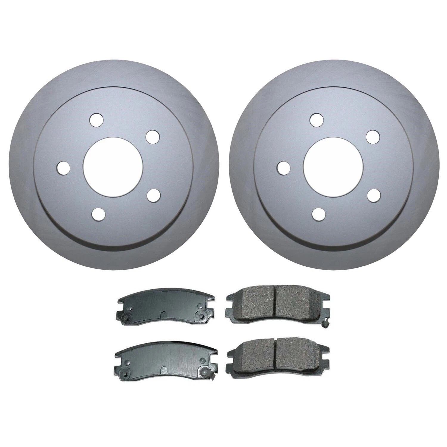 Rear Brake Kit Set of 4 Rotors & Pads for Buick Chevy Pontiac (FWD)