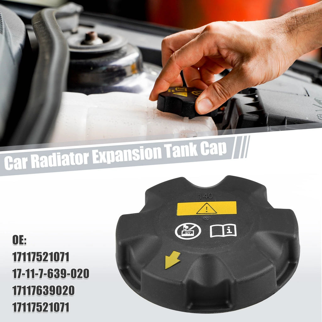 Radiator Coolant Reservoir Tank Cap for BMW 320i 328i 330i (2012–2019) 17117521071 731618155171