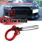 Red Track Screw On Tow Hook for Mitsubishi Lancer Evolution Evo X (2008–2016)