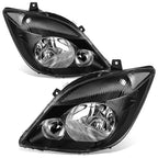 Headlight for Dodge Mercedes Benz Freightliner Sprinter (2007–2013) OE Style Black