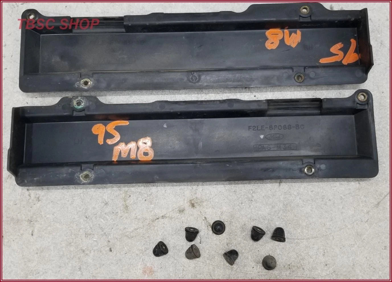 Set of 2 Valve Cover Caps for Lincoln Mark VIII (1993–1996) 4.6L