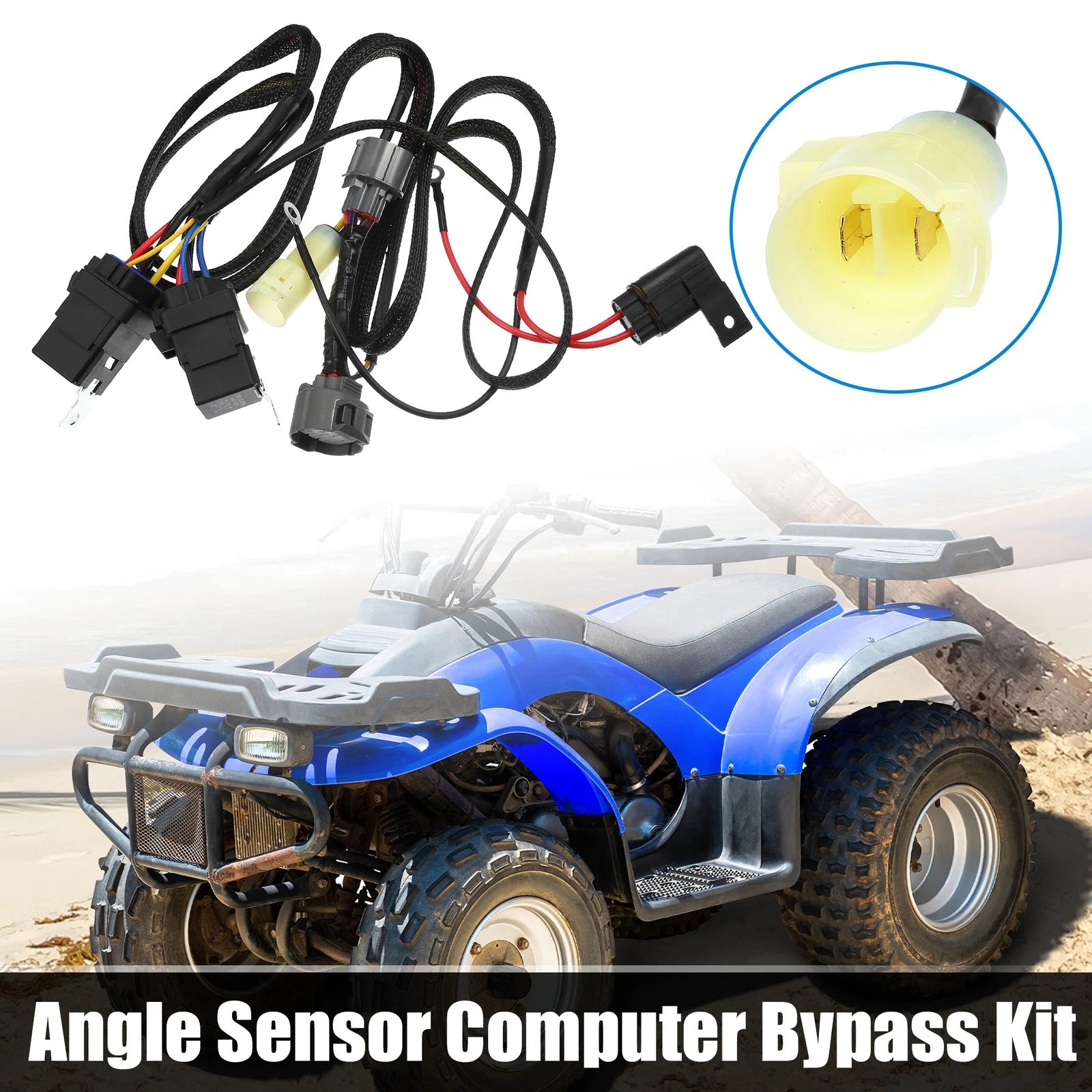 Set of 1 Angle Sensor Computer Bypass Kit for Honda Rancher 350 (2000–2006)