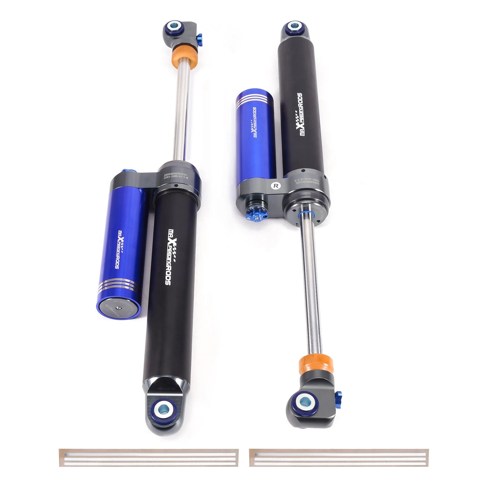 2X Remote Reservoir Rear Shocks for Silverado/Sierra 2500HD (2001–2019)