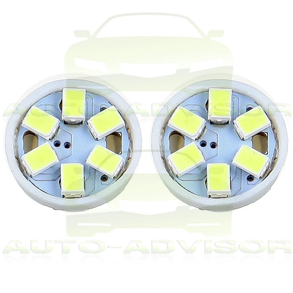 Set of 5 Cab Marker Clear Light Covers with 6 LED Lamps for Dodge