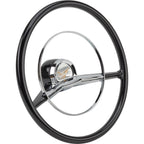 15 Inch Steering Wheel Replacement with Horn Button for 1957 Chevy Bel Air