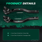 Pair Front Outer Tie Rod Ends for Mazda CX-7, CX-9 (2007–2014) ES800601