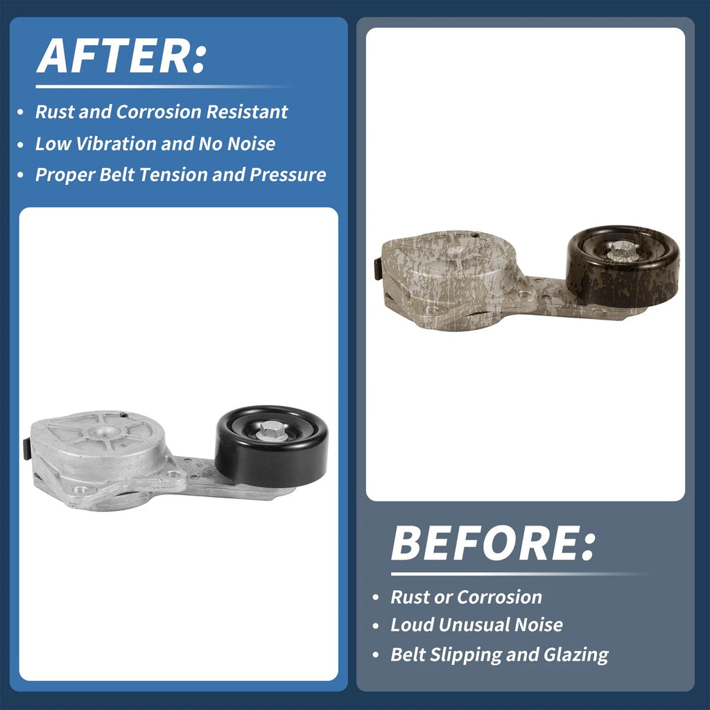 Belt Tensioner for Ford Crown Victoria (1992–1998) No.F7AE6B209AB Metal