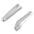 Set of 2 Front Foot Pegs for Ducati 848 1098 1198 (2008–2013) Silver