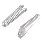 Set of 2 Front Foot Pegs for Ducati 848 1098 1198 (2008–2013) Silver
