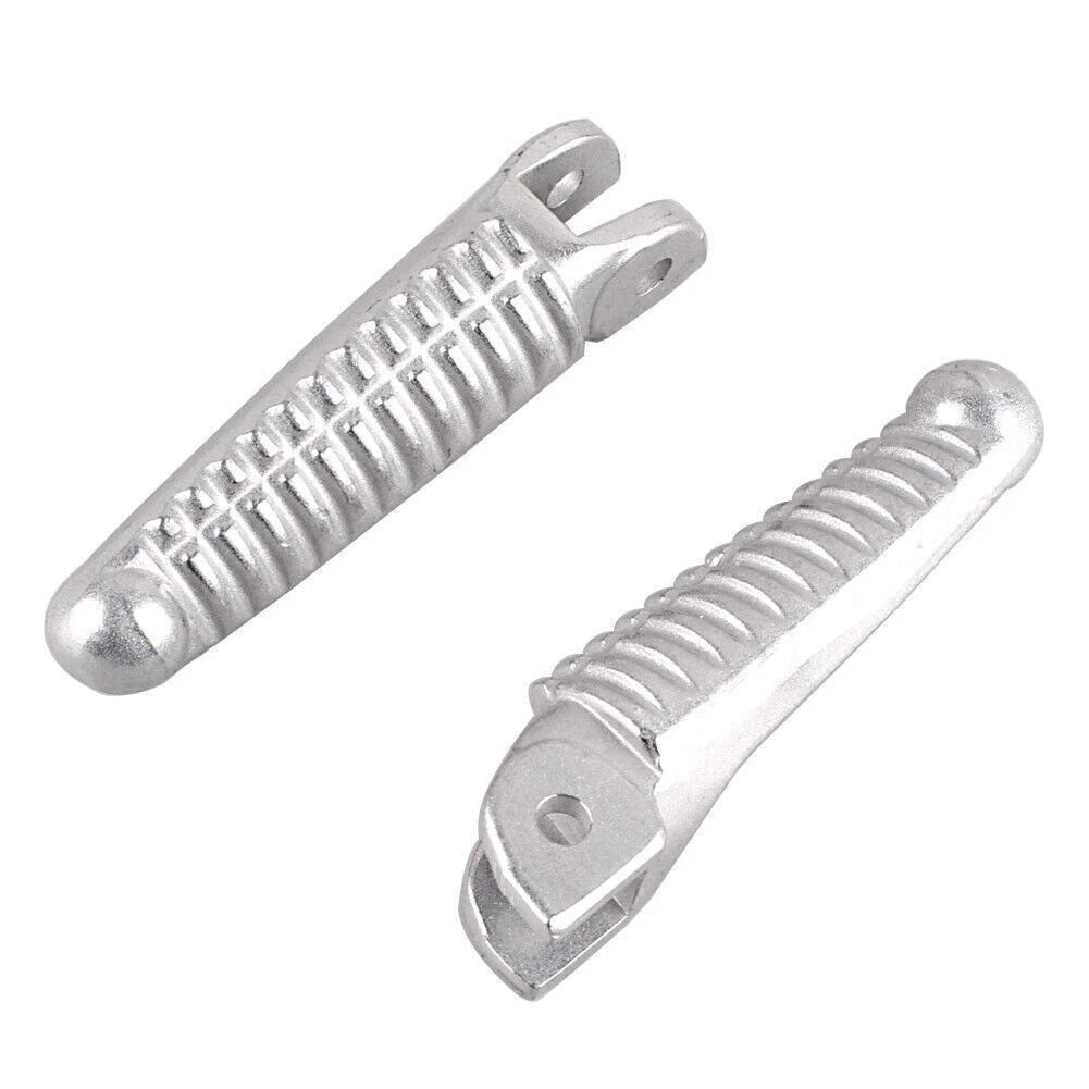 Set of 2 Front Foot Pegs for Ducati 848 1098 1198 (2008–2013) Silver