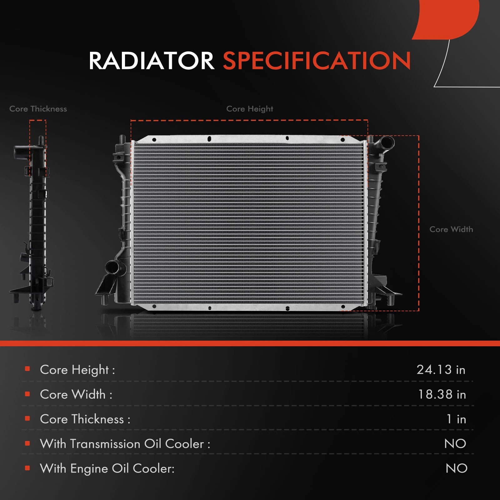 Radiator for Ford Thunderbird (2002-2005)