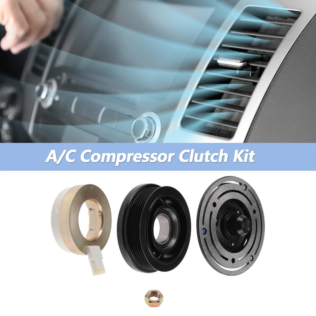 AC Compressor Clutch Kit for Buick Regal 3.8L (1996–2004) V5 12V 6 Groove