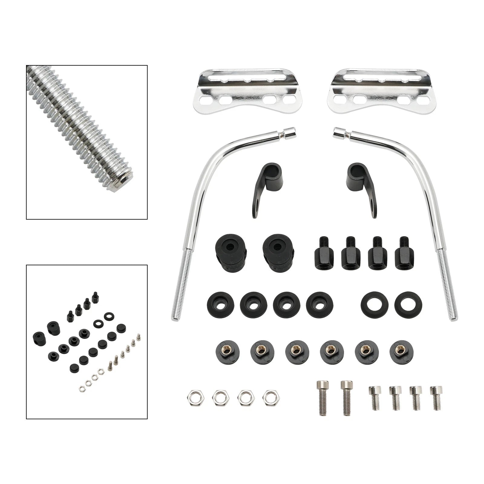 Headlight Mounting Bracket for Universal Motorcycle Retro Cafe Racer (T9)