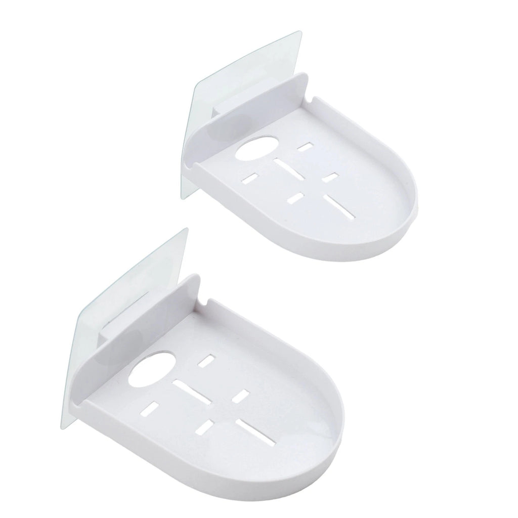 2 Pack Acrylic Floating Shelf for Baby Monitor Wall Mount (No Drilling)