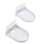 2 Pack Acrylic Floating Shelf for Baby Monitor Wall Mount (No Drilling)