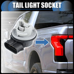 2pcs Tail Light Socket No.F1TZ-13411-F/F1TZ13411F for Ford Mustang Focus 
