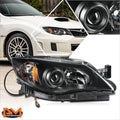 3D LED Bar C-Shape Halo Projector Headlights for Freightliner Cascadia (2008–2017)