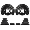 Set of 2 Rear Brake Rotors for Aspen Durango