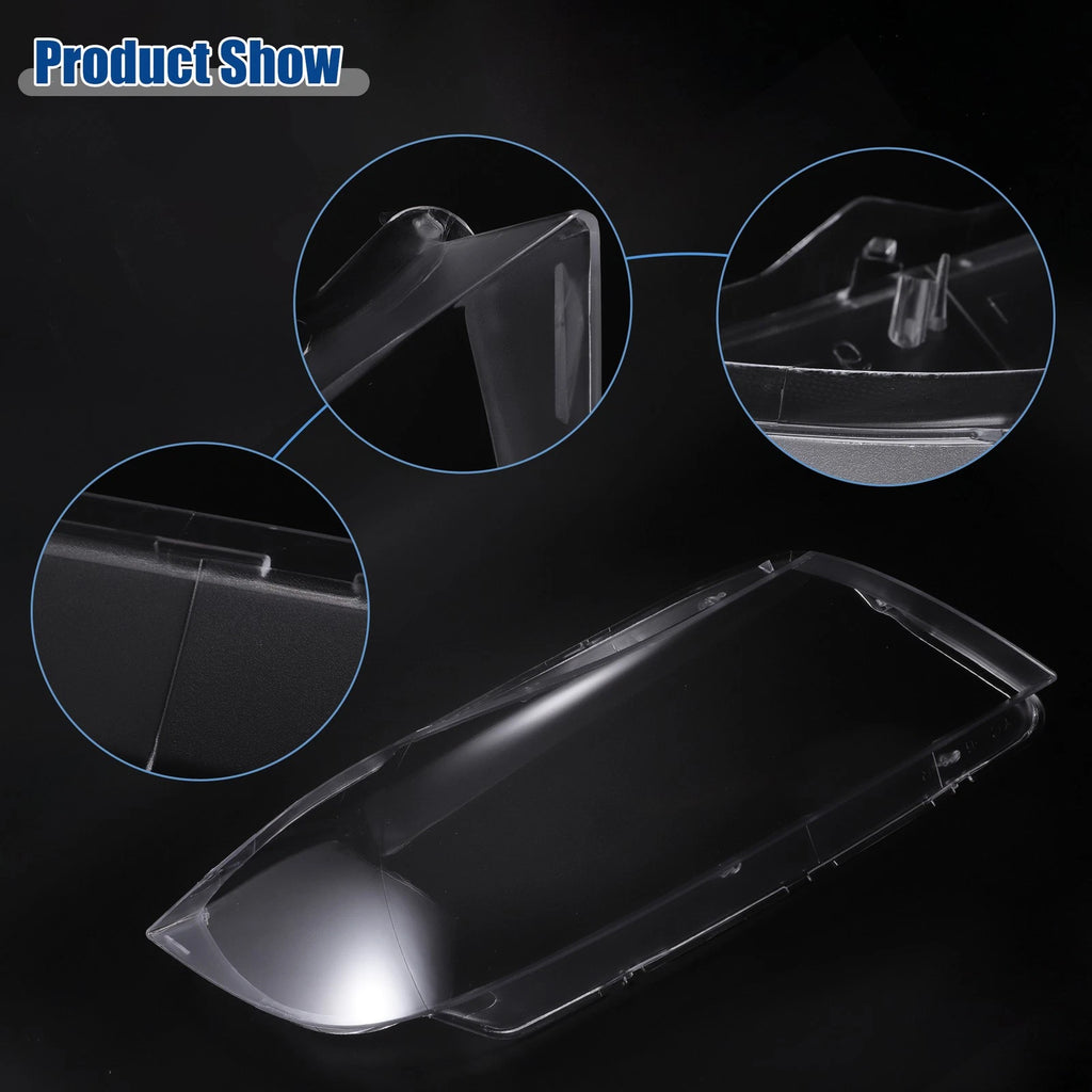 1 Pair Headlight Clear Lens Cover for BMW 3 E90 E91 (2005–2012) No.63117240261