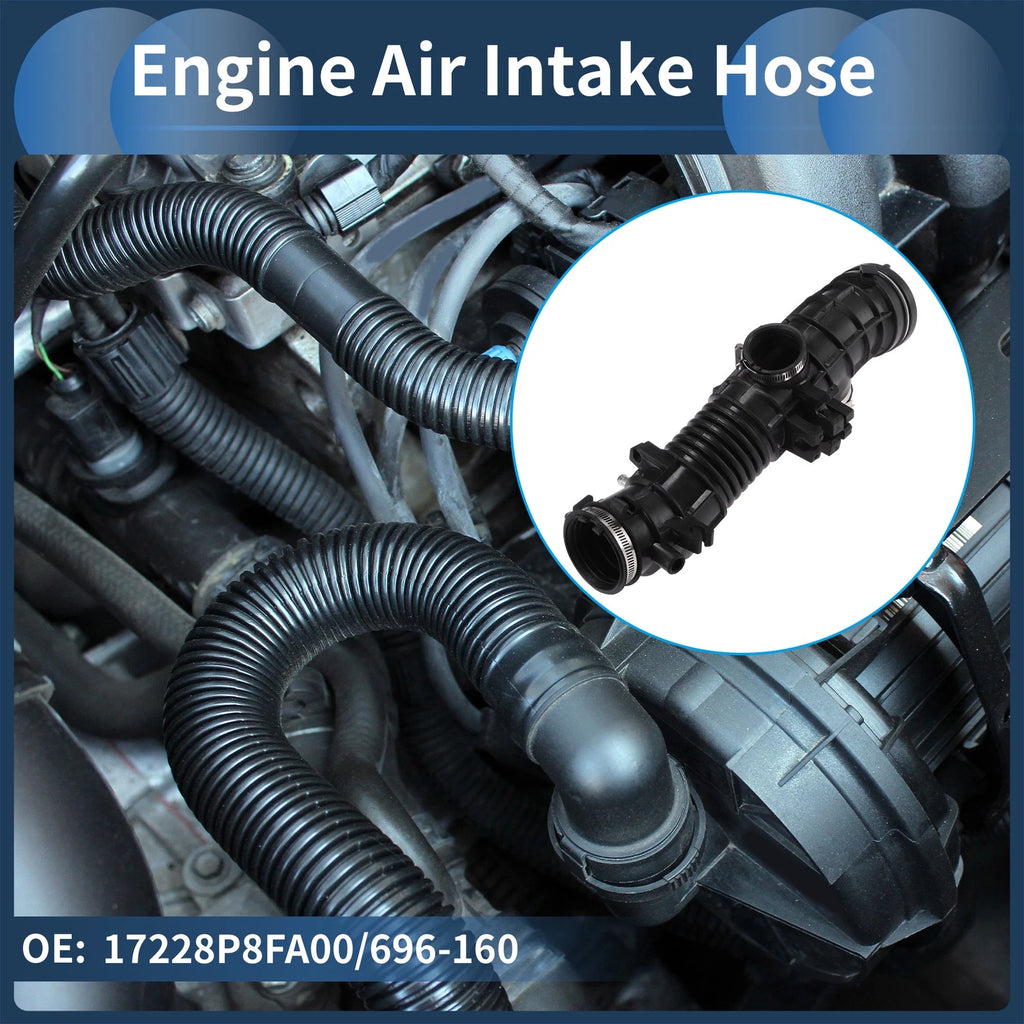 Engine Air Intake Hose for Honda Odyssey (1999–2001) 17228P8FA00 Rubber