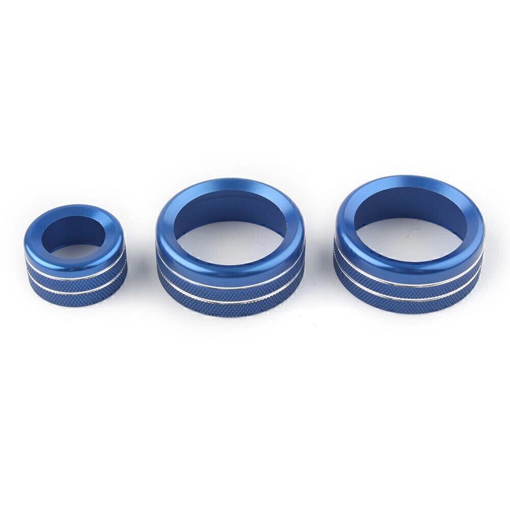 Air Condition Knob Switch Trim Cover Ring Blue for BMW GT X1 X3 X4 X5 X6 (2013–2018)
