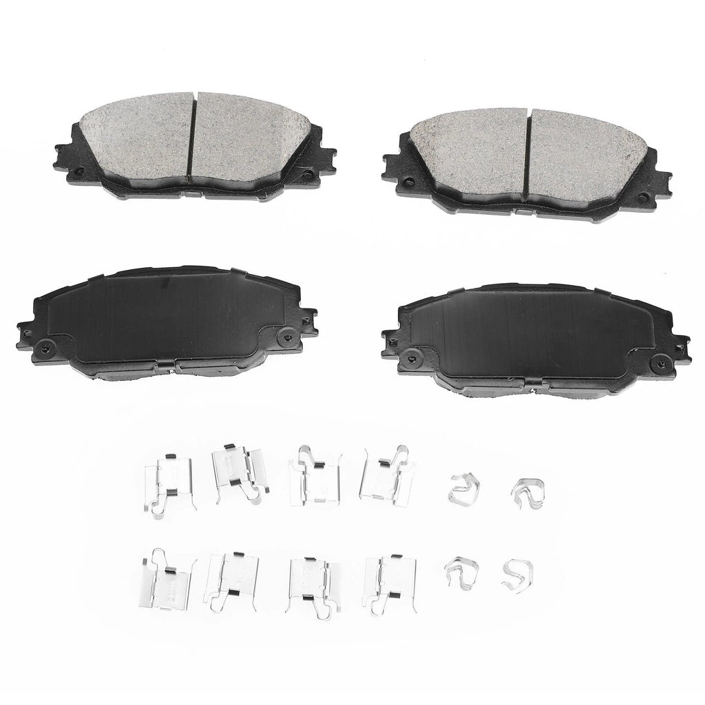 Set of 4 Front Ceramic Brake Pads for Ford Fusion (2006–2012) Mazda 6 (2006–2013)