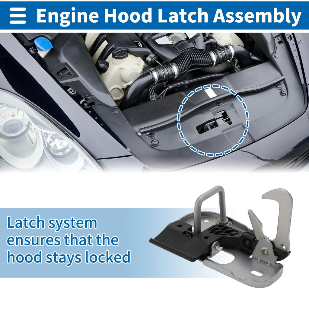 Hood Latch Assembly for Volkswagen Passat B6 (2006–2011) No. 3C0823480/1T0823480