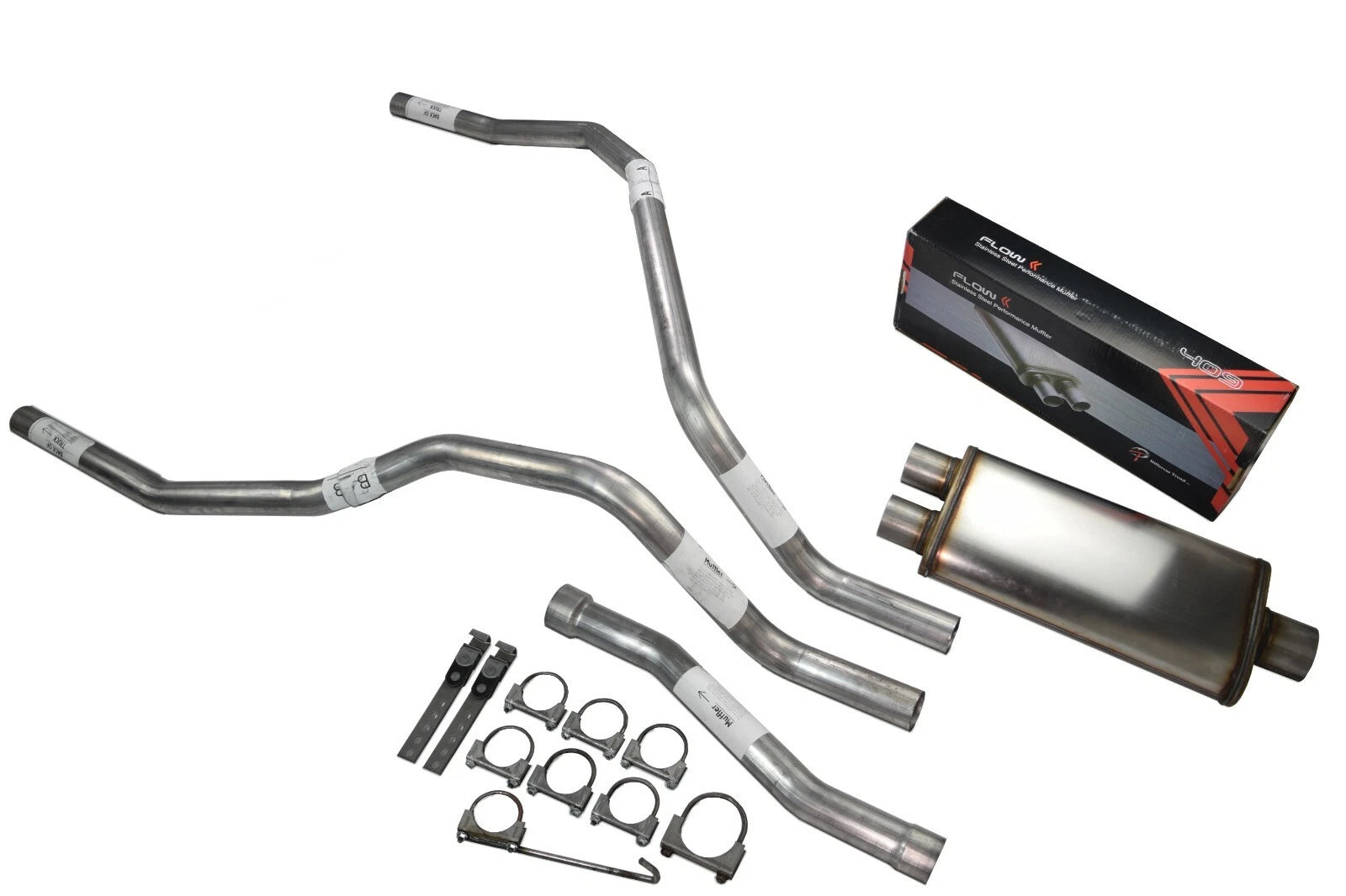 Dual Exhaust Muffler for Nissan Titan (2004–2006) 2.5 Inch Stainless