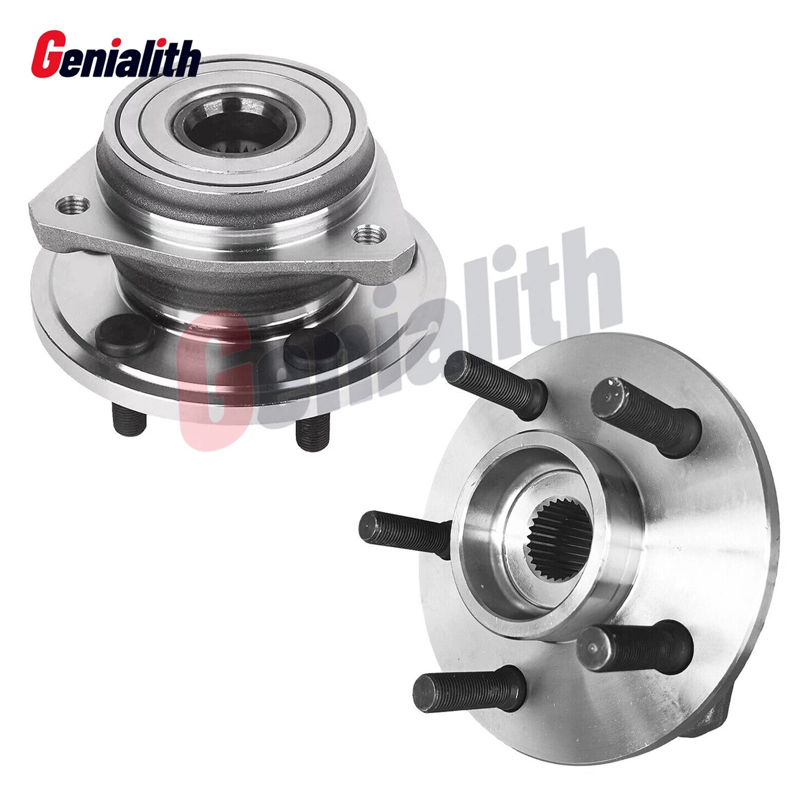 2X Front Wheel Bearings and Hubs Assembly for Jeep Comanche (1990–1992)