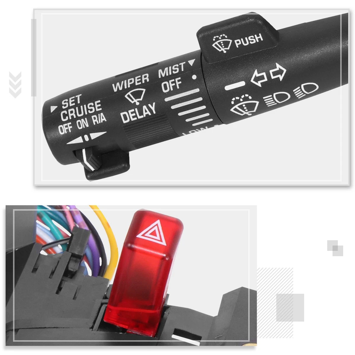 Turn Signal Combination Switch for Chevy GMC Express Savana C/K 1500-3500 (1995–2000)