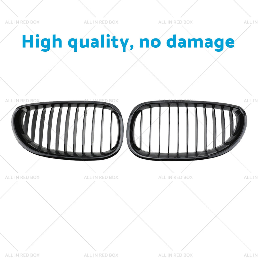 Gloss Black Front Grille for BMW 5 Series E60 E61 (2003–2010)