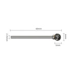 2 Shank Burr Drill Bits for Metal Wood Plastic Stone Grinding