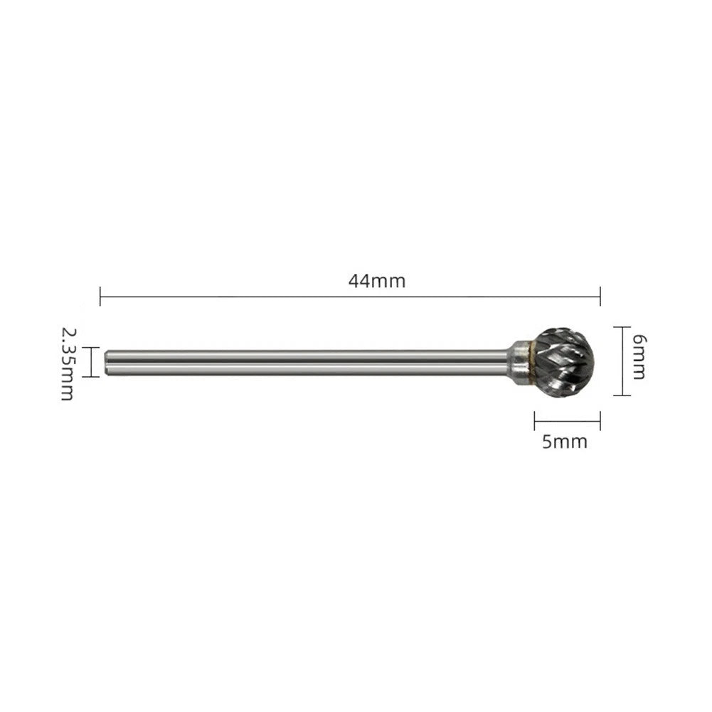2 Shank Burr Drill Bits for Metal Wood Plastic Stone Grinding