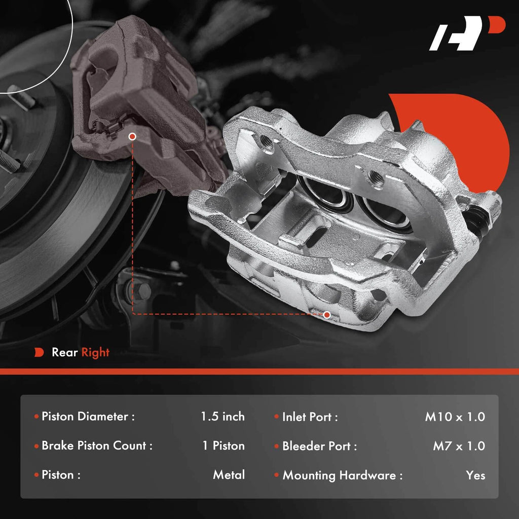 Rear Right Brake Caliper with Bracket for Subaru Outback (2000-2004)