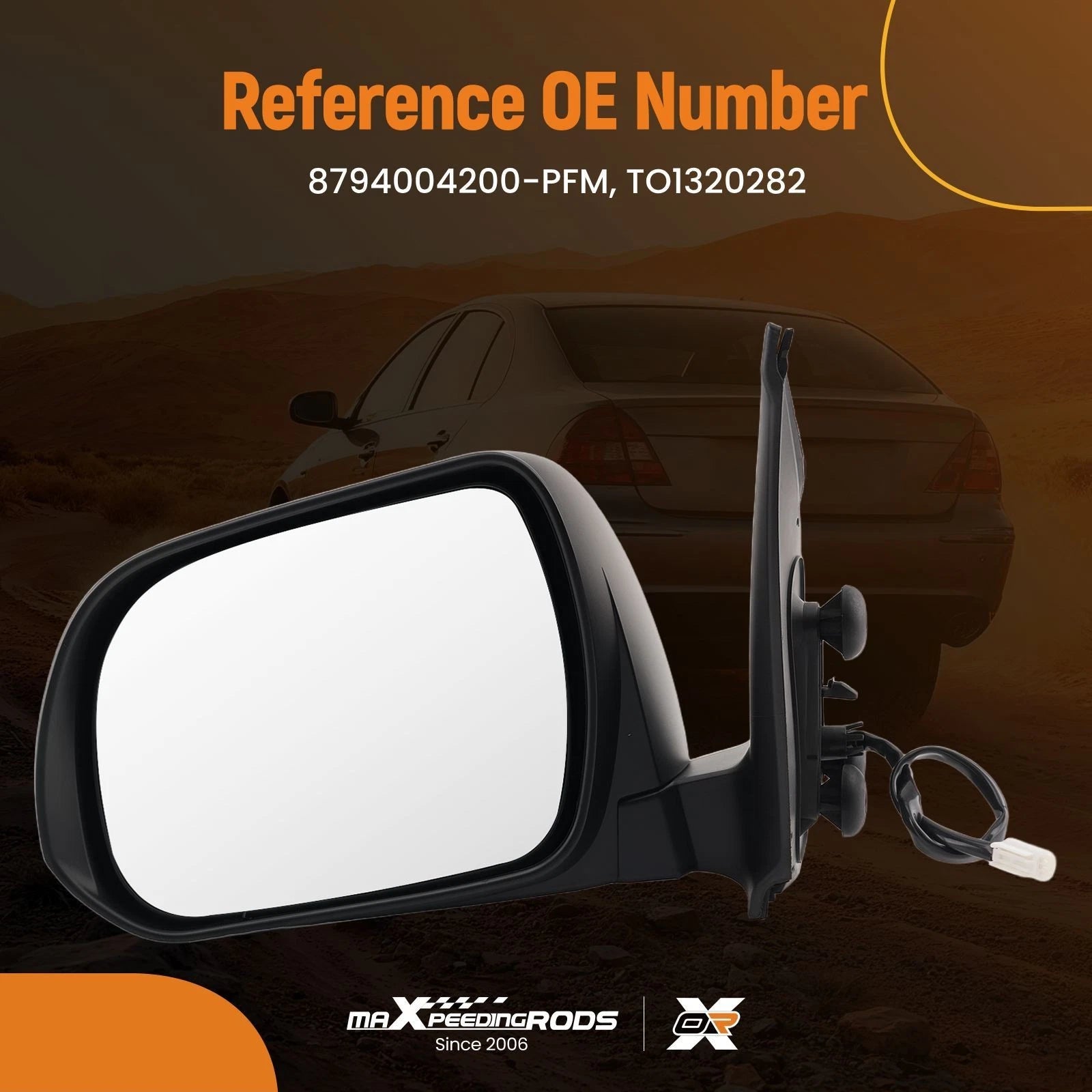 Power Side Mirror for Toyota Tacoma (2012–2015)