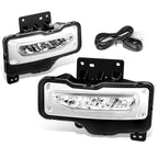 Full LED Fog Lights for GMC Sierra 1500 (2016–2019) w/Wiring Harness & Switch