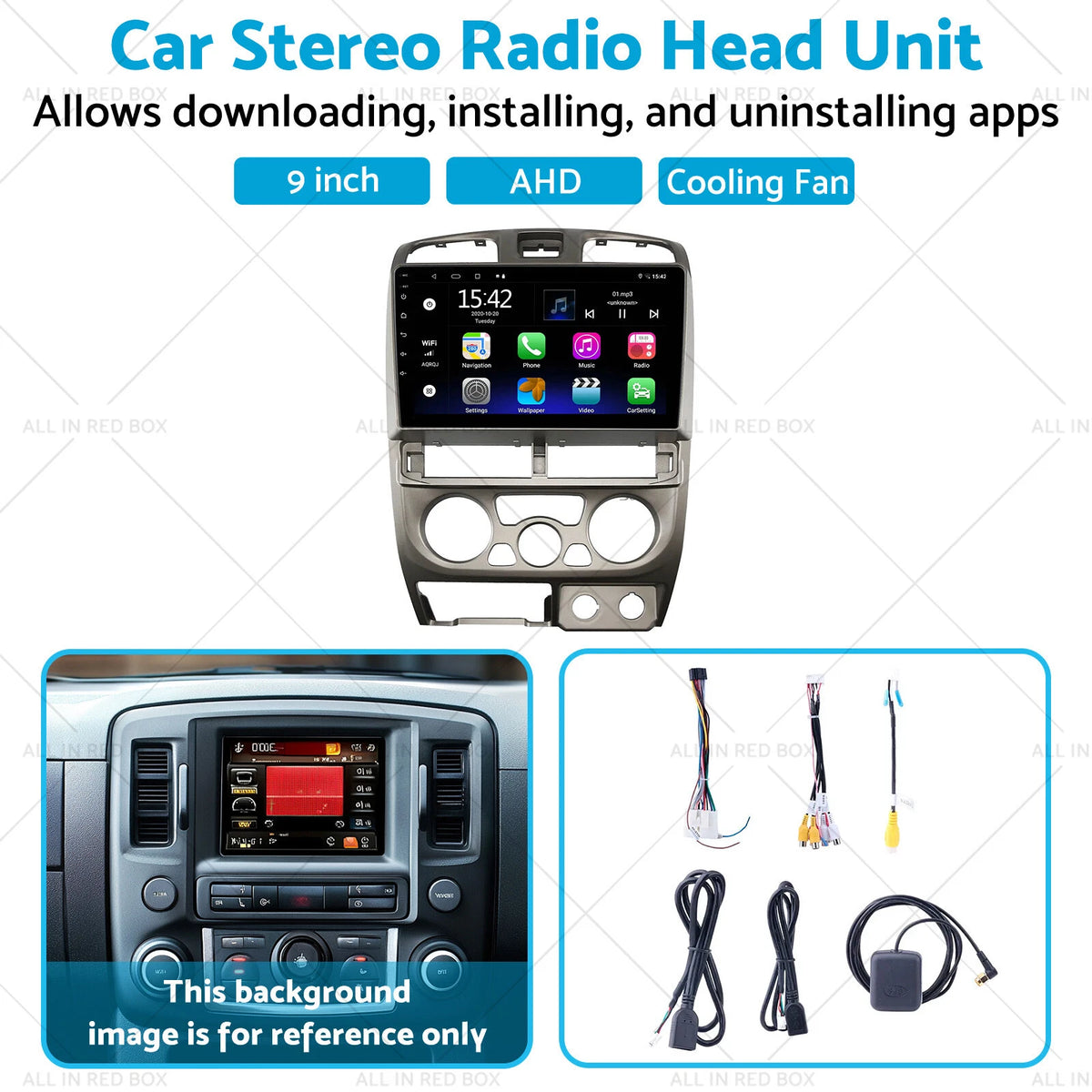 Car Stereo Radio with Carplay GPS for Holden Rodeo (4-64GB)
