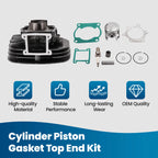 Top End Set Cylinder Head Piston Gasket for Yamaha Blaster YFS200 (1988–2006)